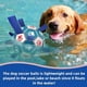 thumbnail image 4 of Pelota de fútbol de juguetes para perros con lengüetas de agarre. Juguetes interactivos para perros para tira y afloja, 4 of 5