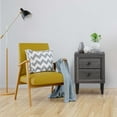 thumbnail image 4 of Costway Nightstand W/2 Drawers Multipurpose Retro Grey Bedside Table Fully Assembled, 4 of 9