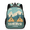 Black, variant on Jiaoprinted Red Cherries Backpack, Lightweight Casual Daypack with Chest Strap & Water Bottle Pockets, Summer Fruit Cherry Sports Travel Bag for Work