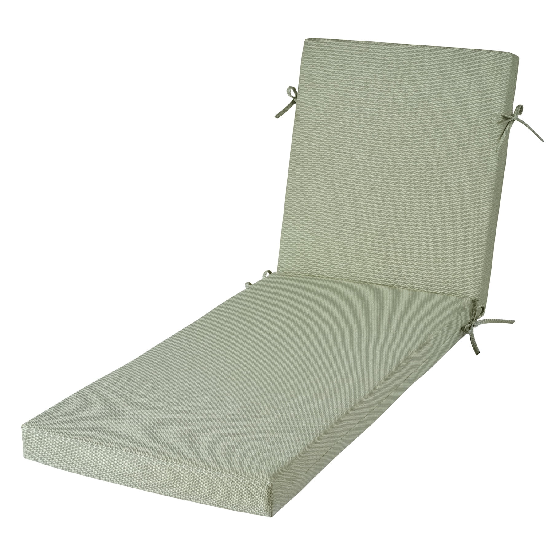 Better Homes & Gardens 72" x 23" Outdoor Chaise Lounge Cushion, 1-Piece, Green