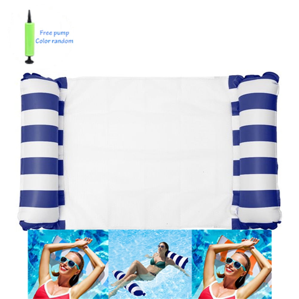 Pool Floats Inflatable Swimming Pool Loungers Water Hammock Free Pump