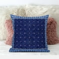 thumbnail image 4 of Amrita Sen Designs CAPL1078BrCDS-BL-26x26 26 x 26 in. Floral Swirl Broadcloth Indoor & Outdoor Blown & Closed Pillow - Blue & White, 4 of 4