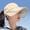 Beige, variant on VLOOCKLW Sun Hats for Women Protection Sports ,Sunblock Hat with Ponytail Hole, Wide Brim UV Visor Hat