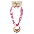 thumbnail image 3 of Erica Lyons Necklace-Earring-Set Gold-Tone/Pink, 3 of 5