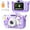 Unicorn-Purple, variant on MOPO Kid Camera Dinosaur 3 8 Years for Boy Digital Camera Toy for Children Camera for Toddler Dual 2.0inch 32GB Card Green*1
