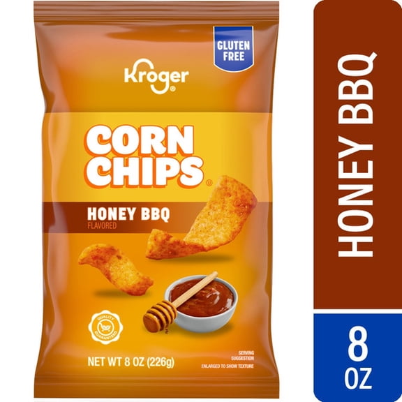 Honey BBQ Flavored Corn Chips 8 oz