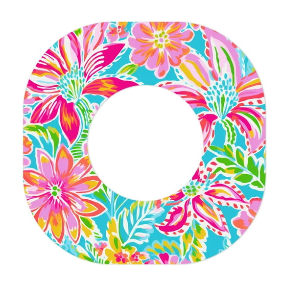 Preppy Flowers Patch Patch Tape Designed for the DEXCOM G7 and Stelo