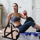 thumbnail image 1 of Bolsa de gimnasia de viaje de 14 pulgadas | Bolsa de lona deportiva compacta e impermeable con correa ajustable para el hombro | Poliéster ligero, gran capacidad de almacenamiento, bolsillos, 1 of 5