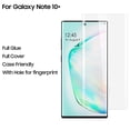 thumbnail image 5 of 2-Pack Premium HD Clear Tempered Glass Screen Protector For Galaxy Note 10+ Anti-Scratch, Anti-Bubble Case Friendly 3D Curved Film Compatible with Galaxy Note10+, 5 of 5