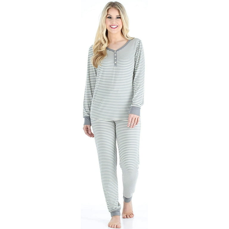 Womens henley online pyjamas