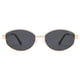thumbnail image 2 of Gafas de Sol SOJOS a la Moda Ovaladas Redondas Polarizadas SJ1255 Oro/Gris, 2 of 5