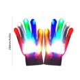 thumbnail image 2 of Guantes luminosos LED Hueso de mano Guante brillante Manopla de esqueleto (colorido), 2 of 5