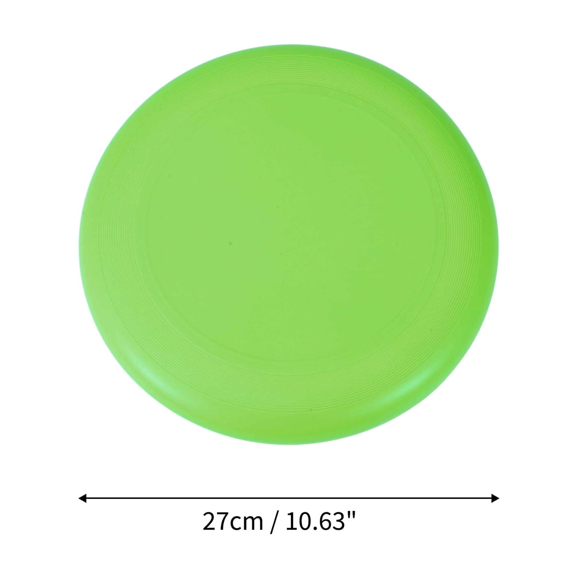 Unique Bargains Solid Color Flying Disc for Outdoor and Indoor Fun 1 Pc ["Green"]
