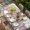 White, variant on Easter Gnomes Table Cloths for 3 Foot Rectangle Tables, Colorful Eggs Spring Flowers Branches Pink Patio Waterproof Elastic Fitted Tablecloths, Washable Rectangular Table Cover for Camping