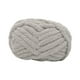 thumbnail image 4 of Hilo de lana grueso, hilo grueso, hilo para tejer brazos, hilo grueso, hilo jumbo para tejer almohadas, suéteres, camas para mascotas, macramé Gris claro, 4 of 8
