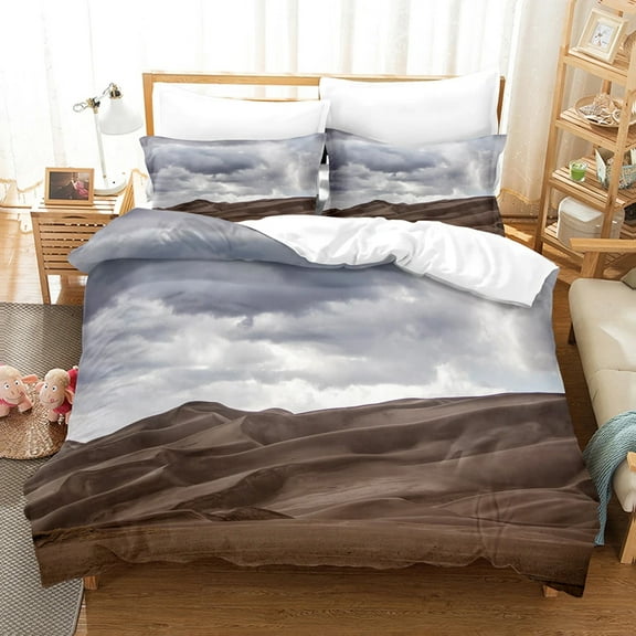 Volcanic Bedding Set Single Twin Full King Size Desert Bed Set Aldult Kid Bedroom Duvetcover Sets 3