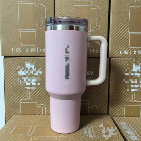 40oz Stanley Stainless Steel Car Cup With Handle Insulated Travel Mug