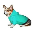 thumbnail image 6 of Uemuo Turquoise Light Blue for Winter Dog Hoodie Sweatshirts with Pockets Warm Dog Clothes for Small Dogs Chihuahua-X-Small, 6 of 8