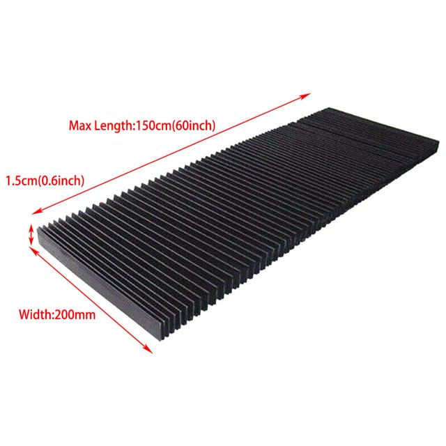 Bgsha Fraiseuse Flexible Protection Plat Accordéon Soufflet Couvercle Outil