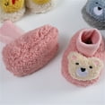 thumbnail image 4 of Michellecmm Kids Baby Winter Fleece Boots Newborn Sock Shoes with Cartoon Doll Warm Casual Walking Shoes for Toddler Infant, 4 of 4