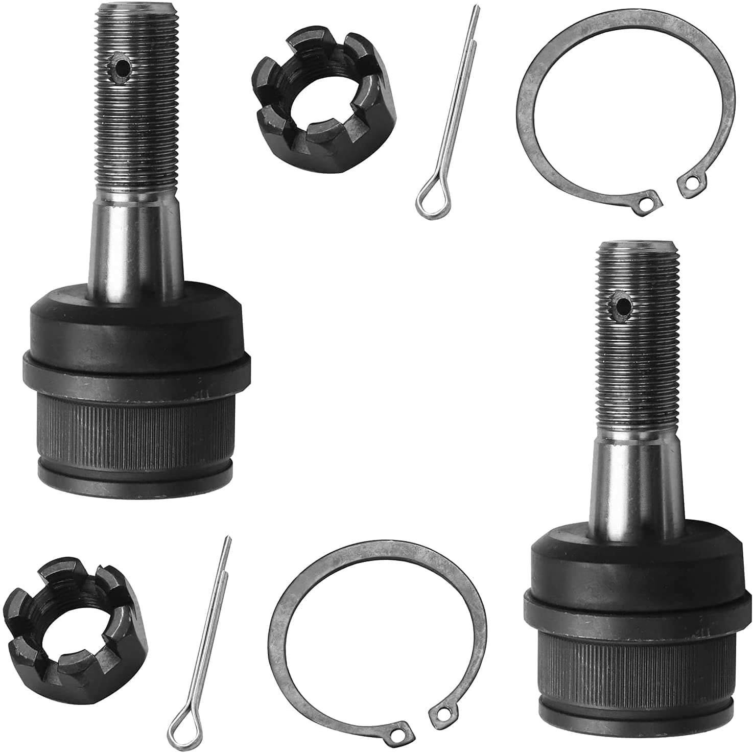 Detroit Axle - 4WD Front 11pc Suspension Kit for 2005-2014 Ford F-250 F-350 Super Duty, CV Axle Shafts, Lower & Upper Ball Joints, Outer Tie Rods, Drag Link Replacement