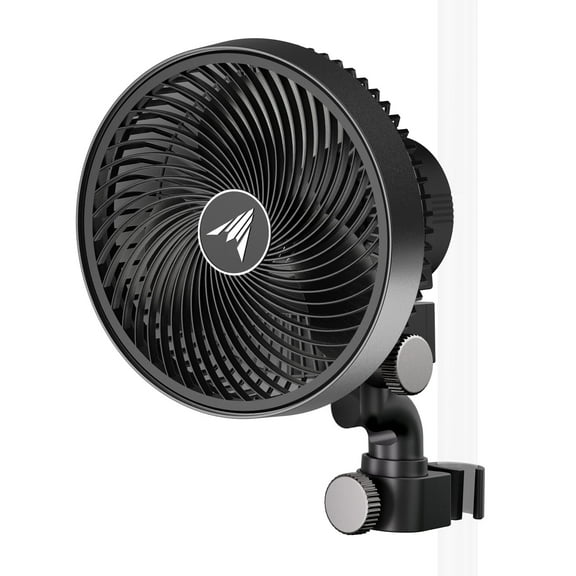 AC Infinity CLOUDRAY A6, Grow Tent Clip Fan 6” with Redesigned Long-Life EC Motor, Custom 10 Dynamic Wind Speeds, Weatherproof IP-54, Manual Swivel, for Hydroponics Circulation Cooling