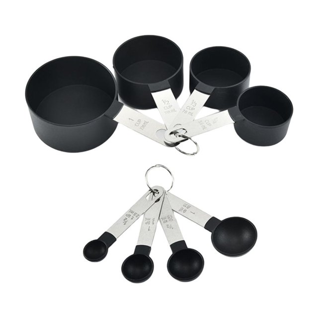 Tazas Medidoras Y 4 Uds. Cucharas Medidoras Café Azúcar Scoop Pastel Hornear Harina Tazas Medidoras Cucharas Utensilios De Cocina Para Hornear 4 Uds. Scienceny HA044611-03