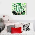 thumbnail image 5 of Orinice Shamrock Hat Lucky Day Fine Art Aesthetic Poster & Print Wall Painting for Classroom Kitchen Office Farmhouse Bathroom Room Decor Pictures Wall Art Painting Art Modern Canvas Prints Canvas St, 5 of 6