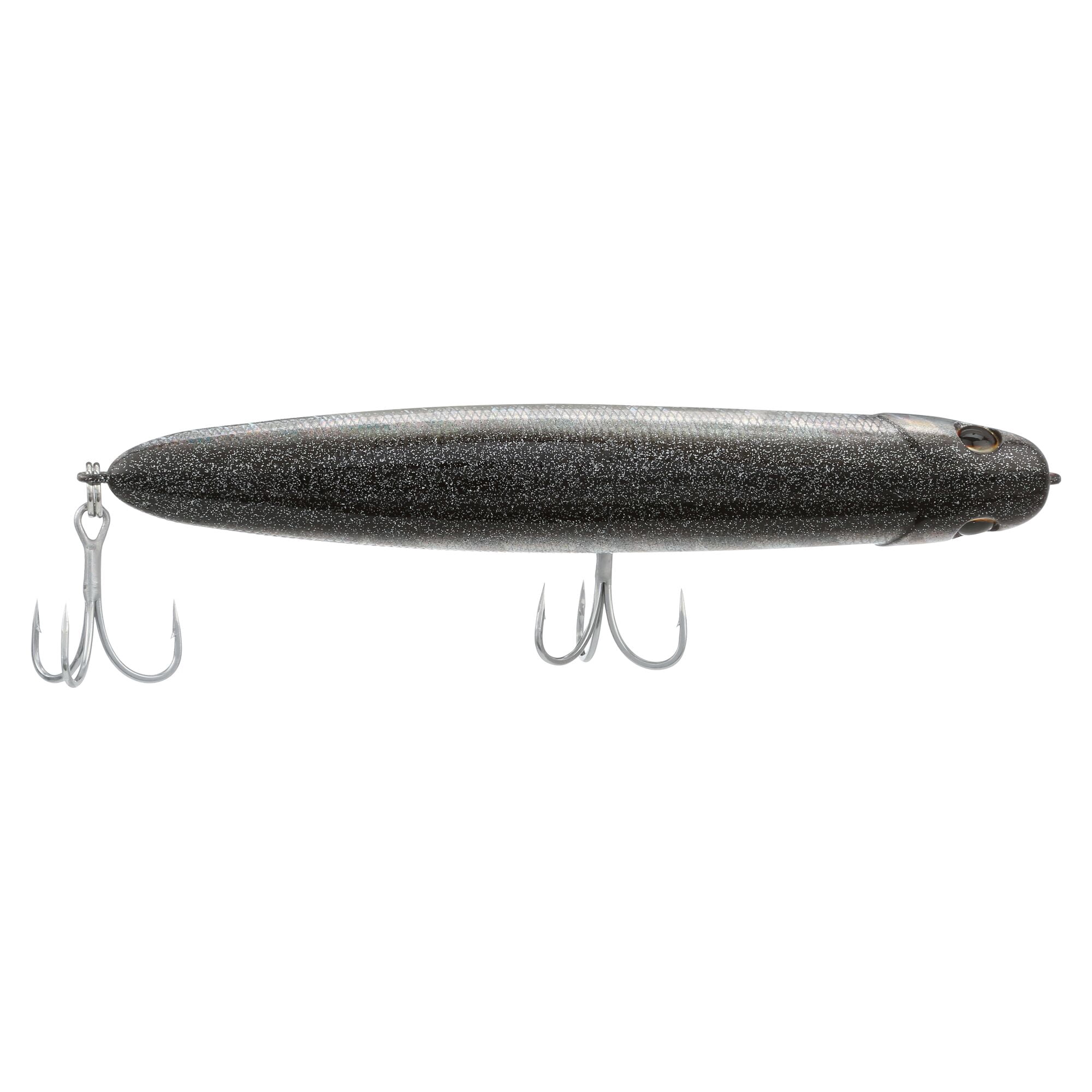 Berkley Drift Walker Saltwater, 4.3 in, Topwater Baits, Black Silver (1 Count)