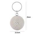 thumbnail image 2 of Women's Evening Bag Round Ball Wedding Handbag Artificial Pearl Wallet, 2 of 5