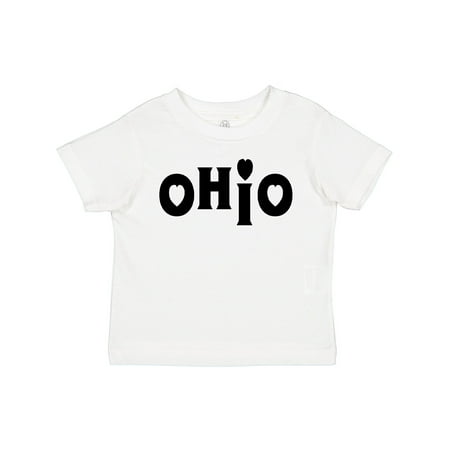 

Inktastic Ohio Hearts Gift Toddler Boy or Toddler Girl T-Shirt