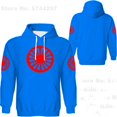 thumbnail image 3 of Sudadera con capucha para hombre de primavera y otoño de 2024, sudadera con capucha con estampado 3D de la bandera gitana romana, sudaderas con capucha de manga larga de gran tamaño para hombre, 3 of 5