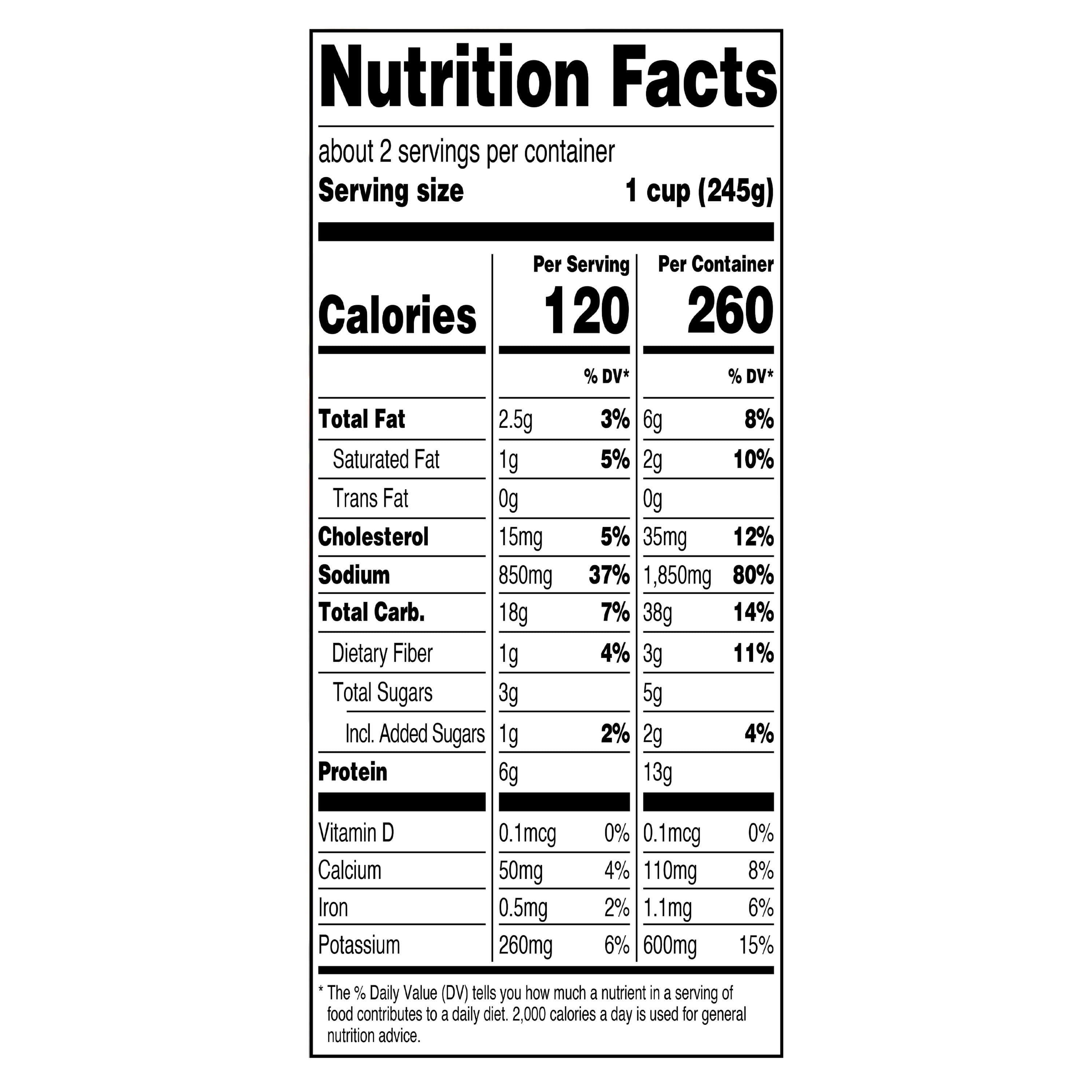Great Value Grilled Chicken & Sausage Gumbo Soup, 18.8 oz