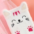 thumbnail image 2 of Bolsa Cuaderno de peluche de gato de dibujos animados Fluffy Daily Planner Journal Book (Blanco) Ehuebsd Para Estrenar, 2 of 8