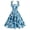 01 Blue, variant on IDOPIP Womens Summer Short Sleeve V Neck Wrap Maxi Dress Casual Boho Floral Wedding Guest Dresses