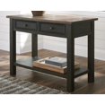 thumbnail image 2 of Signature Design by Ashley Tyler Creek Modern Farmhouse Sofa Table, Brown & Black, 2 of 2