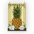thumbnail image 2 of Honolulu, Colonial Pineapple (12x18 Wall Art Poster, Room Decor), 2 of 3
