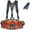 Orange, variant on Hiking Fanny Pack With Water Bottle Holder Outdoor Waist Bag Lumbar Backpack For Fishing Running Sports Travel Adventure