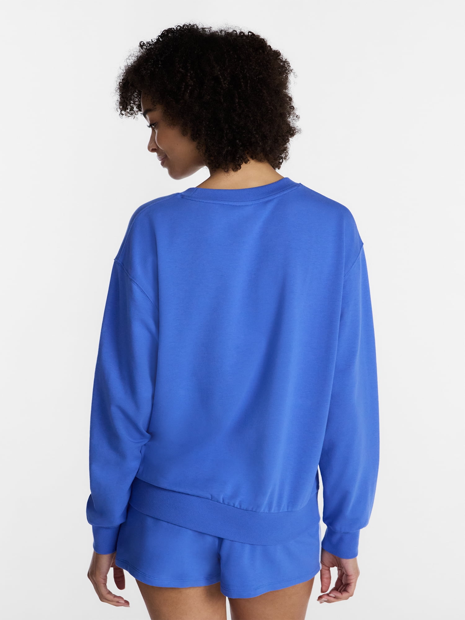 No Boundaries Sleepwear Top with Long Sleeves, Women’s XXS-3X