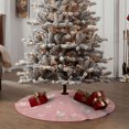 thumbnail image 5 of Daiia Funny Chicken Drawing Merry Christmas Tree Skirt , Xmas Large Lace-up Tree Skirt, Santa Snowflakes Rustic Home Decorations New Year Party Farmhouse Decor-48", 5 of 7