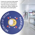 thumbnail image 3 of LYUMO Distance Floor Decal,Floor Sticker,5pcs / Bag Safety Distance Sign Decal Distance Warning Floor Sticker for Store Hospital, 3 of 8
