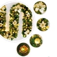 thumbnail image 2 of Guirnalda LED de ratán para decoración de Navidad, tira de adorno de flores artificiales, 2,7 M, 2 of 3