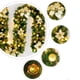 thumbnail image 3 of Guirnalda LED de ratán para decoración de Navidad, tira de adorno de flores artificiales, 2,7 M, 3 of 4