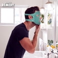 thumbnail image 6 of Perfect Remedy Reusable Hot and Cold Face Ice Pack, Gel Bead Facial Mask with Adjustable Strap, Blue, 6 of 8