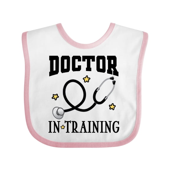 Inktastic Future Doctor in Training Boys or Girls Baby Bib