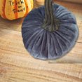 thumbnail image 2 of Artificial Velvet Pumpkins Fall Harvest Decor Fabric Foam Pumpkins for Thanksgiving Halloween Table Centerpieces Wedding Farmhouse Autumn Home Decor, 2 of 7