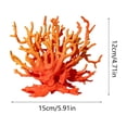 thumbnail image 3 of Aquarium Coral Decoration Fish Tank Ornament, Realistic Reef Design Safe Edges Stable Base Decorative Hideout Enhances Aquascape, Ideal Freshwater Saltwater Tanks for Fish Shrimp, 3 of 6