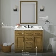 thumbnail image 3 of Ove Decors Athea 42 W x 22" D Freestanding Bathroom Vanity with Double Sink, Almond Latte, 3 of 12