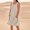 Khaki plus size boho sundress a1, variant on Uscallm Women Summer Plus Size Round Neck Sleeveless Boho Flowy A-Line Mini Casual Dresses Solid Basic Vacation Beach Swing Loose Sundresses, Khaki 2XL