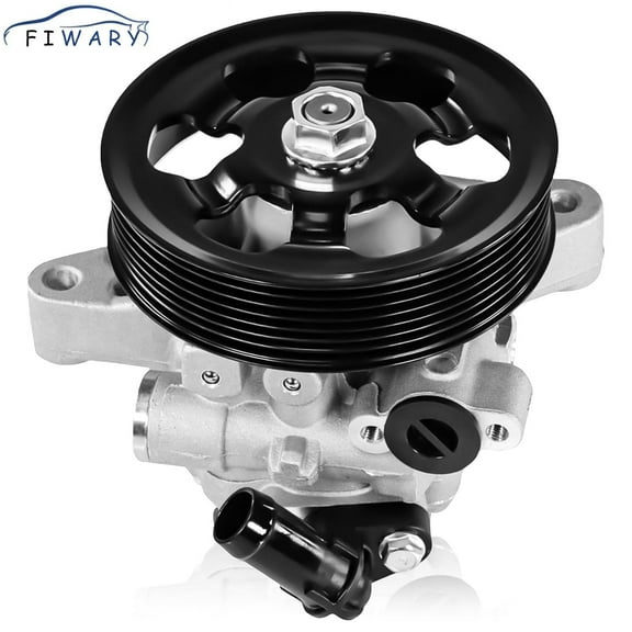 FIWARY Power Steering Pump with Pulley Fits for 2006-2011 Honda Civic 1.8L L4 21-5456